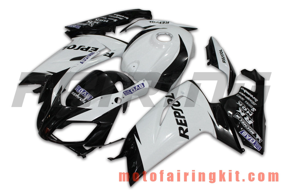 Fairing Kits Fit for RS4 125 50 2006 2007 2008 2009 2010 2011 Plastic ABS Injection Mold Complete Motorcycle Body Aftermarket Bodywork Frame (White & Black) B016