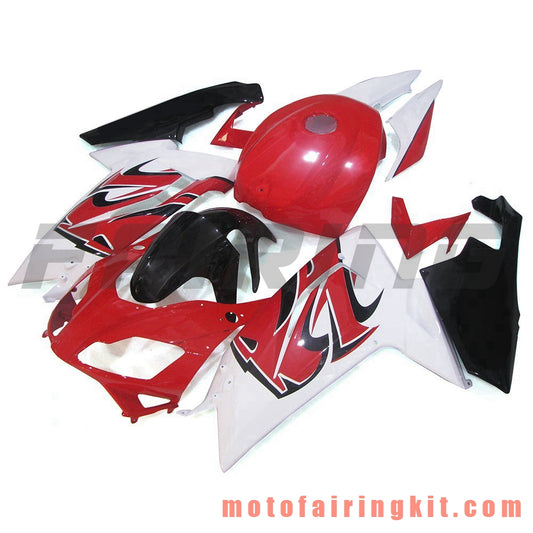 Kits de carenado aptos para RS4 125 50 2006 2007 2008 2009 2010 2011 Molde de inyección de plástico ABS Carrocería completa para motocicleta Marco de carrocería de posventa (rojo y blanco) B021