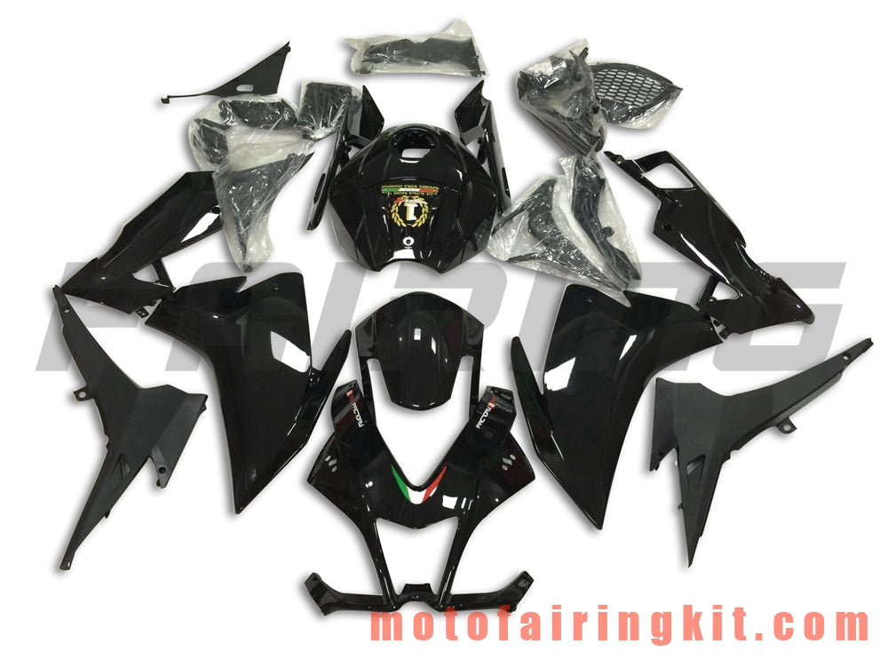 Kits de carenado aptos para RS4 125 50 2006 2007 2008 2009 2010 2011 Molde de inyección de plástico ABS Carrocería completa para motocicleta Marco de carrocería de posventa (negro) B025