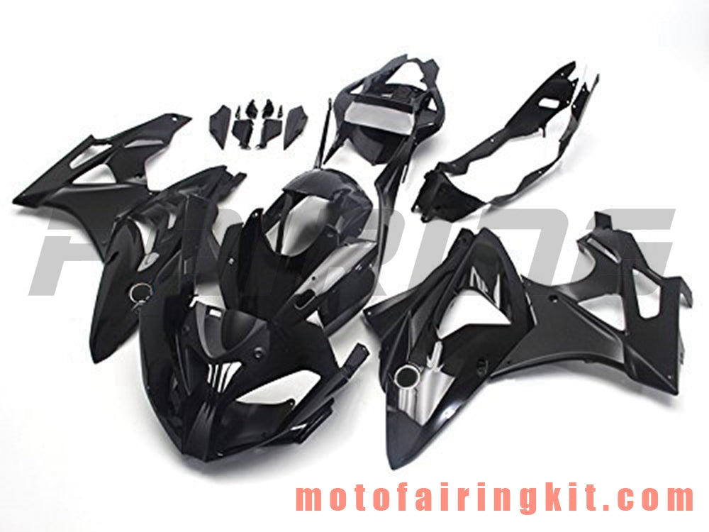 Fairing Kits Fit for S1000RR 2009 2010 2011 2012 2013 2014 S 1000 RR 09 10 11 12 13 14 Plastic ABS Injection Mold Complete Motorcycle Body Aftermarket Bodywork Frame (Black) B012