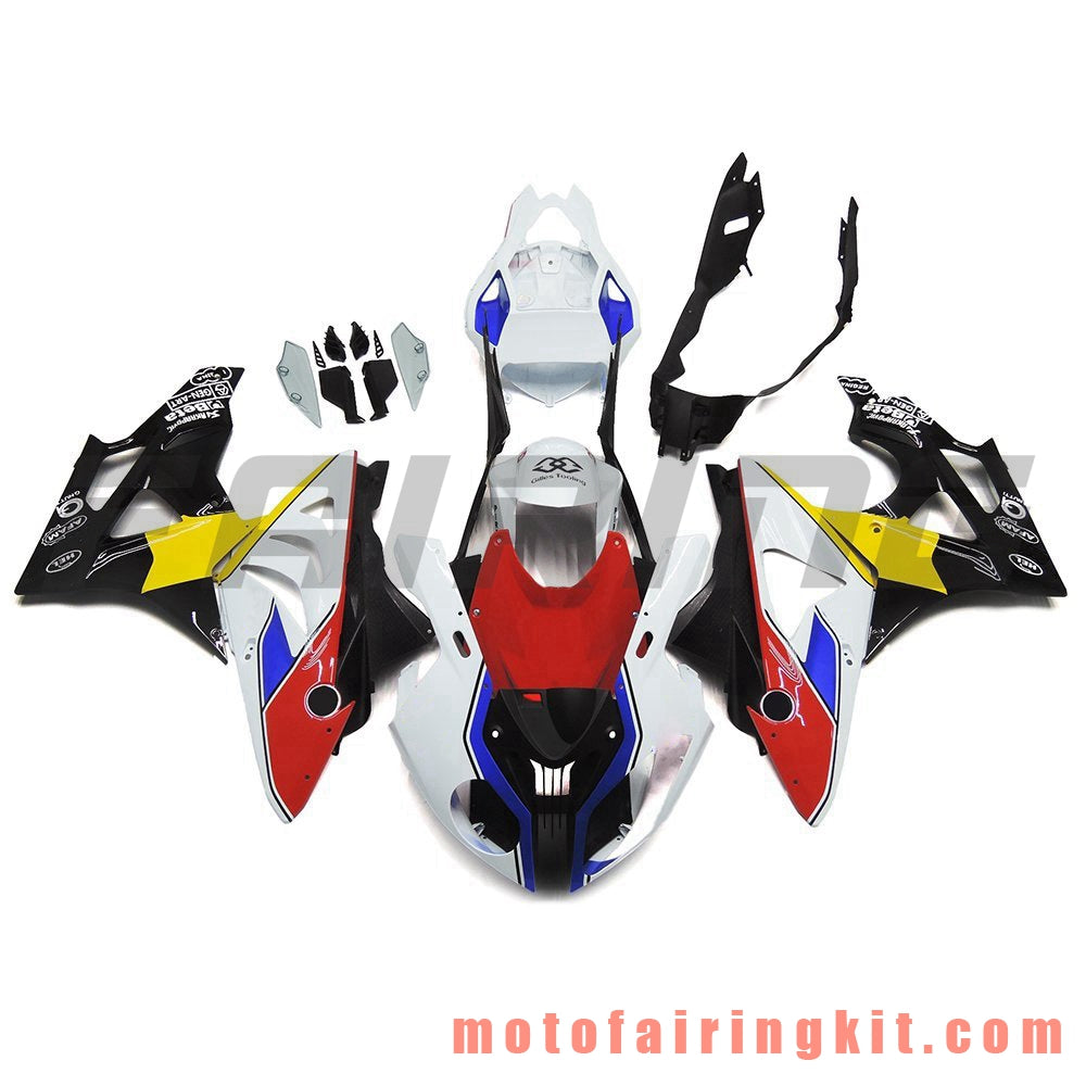 Fairing Kits Fit for S1000RR 2009 2010 2011 2012 2013 2014 S 1000 RR 09 10 11 12 13 14 Plastic ABS Injection Mold Complete Motorcycle Body Aftermarket Bodywork Frame (Black & Red) B018