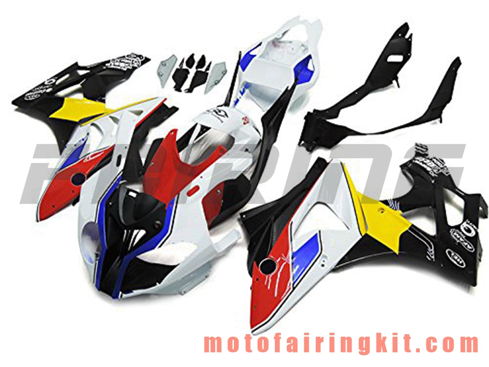 Fairing Kits Fit for S1000RR 2009 2010 2011 2012 2013 2014 S 1000 RR 09 10 11 12 13 14 Plastic ABS Injection Mold Complete Motorcycle Body Aftermarket Bodywork Frame (Black & Red) B018