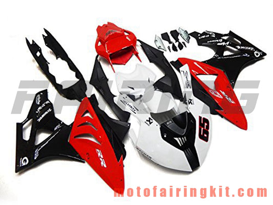 Fairing Kits Fit for S1000RR 2009 2010 2011 2012 2013 2014 S 1000 RR 09 10 11 12 13 14 Plastic ABS Injection Mold Complete Motorcycle Body Aftermarket Bodywork Frame (Red & Black) B021