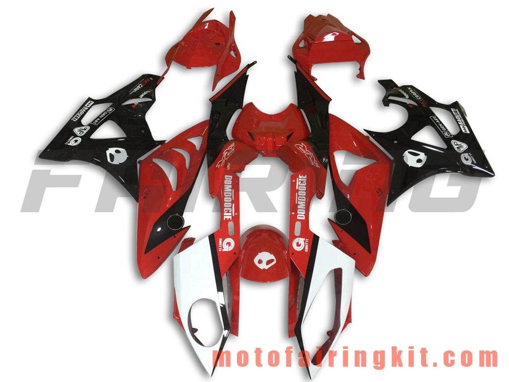 Kits de carenado aptos para S1000RR 2009 2010 2011 2012 2013 2014 S 1000 RR 09 10 11 12 13 14 Molde de inyección de plástico ABS Carrocería completa para motocicleta Carrocería del mercado de accesorios Marco (rojo y negro) B027