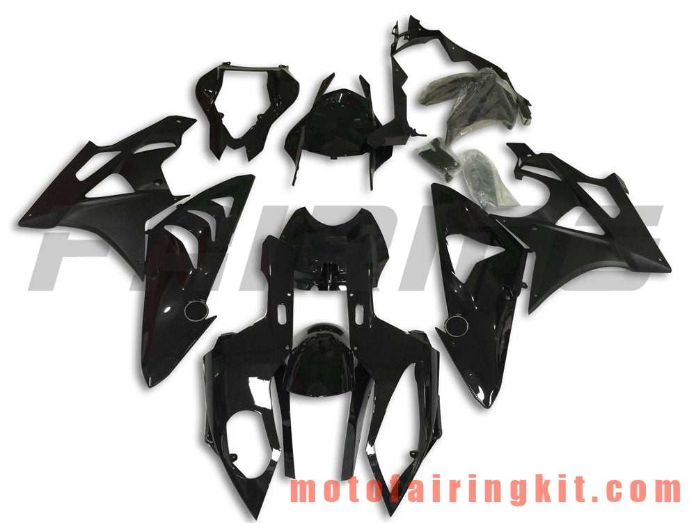 Fairing Kits Fit for S1000RR 2009 2010 2011 2012 2013 2014 S 1000 RR 09 10 11 12 13 14 Plastic ABS Injection Mold Complete Motorcycle Body Aftermarket Bodywork Frame (Black) B029