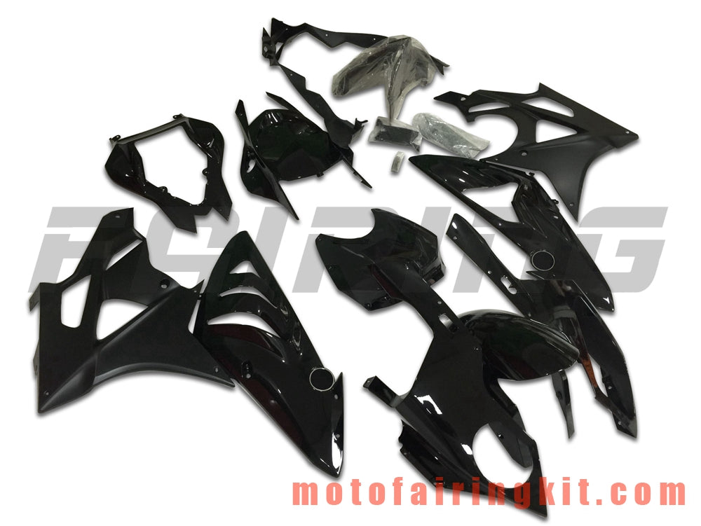 Fairing Kits Fit for S1000RR 2009 2010 2011 2012 2013 2014 S 1000 RR 09 10 11 12 13 14 Plastic ABS Injection Mold Complete Motorcycle Body Aftermarket Bodywork Frame (Black) B029