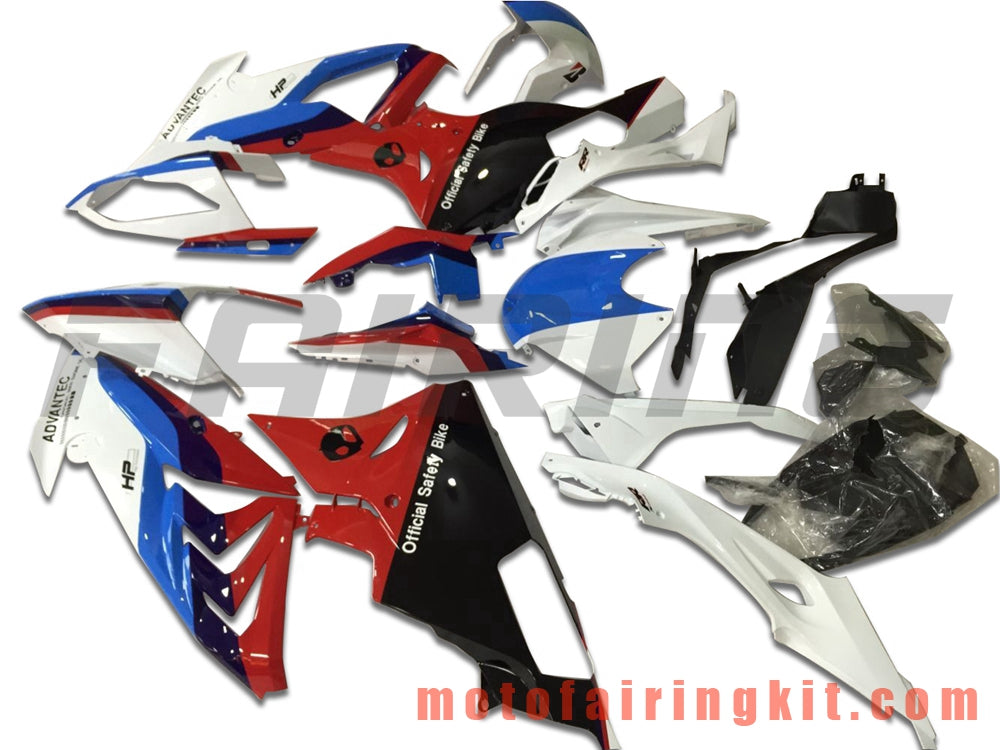 Fairing Kits Fit for S1000RR 2009 2010 2011 2012 2013 2014 S 1000 RR 09 10 11 12 13 14 Plastic ABS Injection Mold Complete Motorcycle Body Aftermarket Bodywork Frame (White & Blue) B036