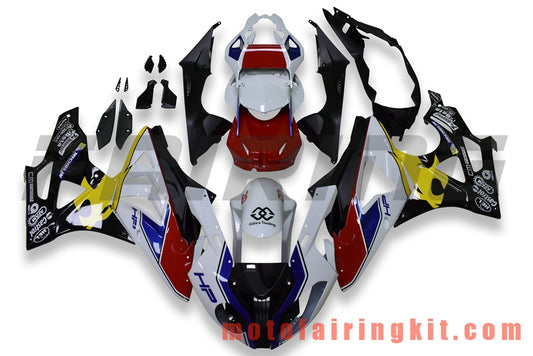 Fairing Kits Fit for S1000RR 2009 2010 2011 2012 2013 2014 S 1000 RR 09 10 11 12 13 14 Plastic ABS Injection Mold Complete Motorcycle Body Aftermarket Bodywork Frame (Red & Black) B044