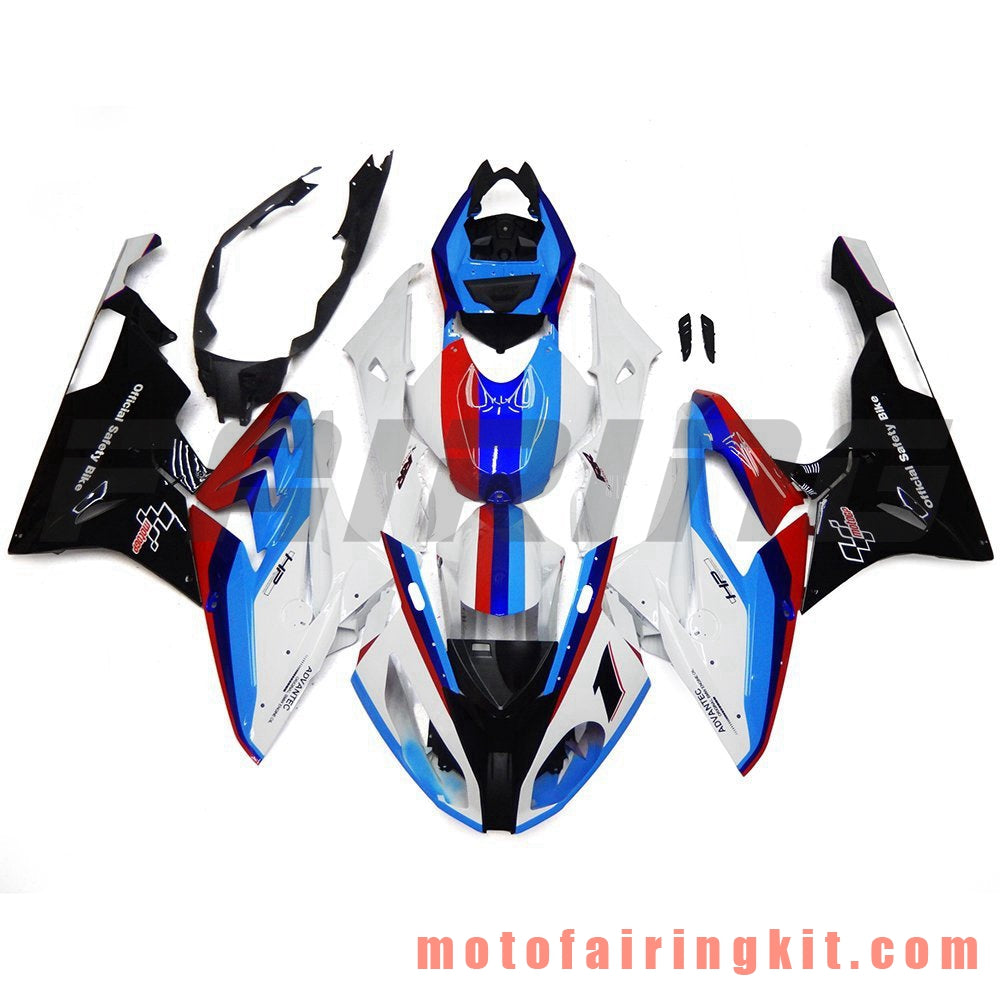 フェアリングキット S1000RR 2015 2016 S 1000 RR 15 16 プラスチック ABS 射出成形 完全なオートバイボディ アフターマーケットボディワークフレーム (ホワイト &amp; ブラック) B007