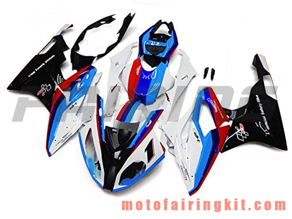 フェアリングキット S1000RR 2015 2016 S 1000 RR 15 16 プラスチック ABS 射出成形 完全なオートバイボディ アフターマーケットボディワークフレーム (ホワイト &amp; ブラック) B007