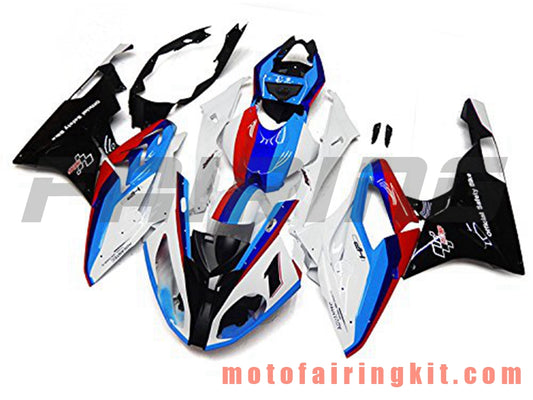 Fairing Kits Fit for S1000RR 2015 2016 S 1000 RR 15 16 Plastic ABS Injection Mold Complete Motorcycle Body Aftermarket Bodywork Frame (White & Black) B007