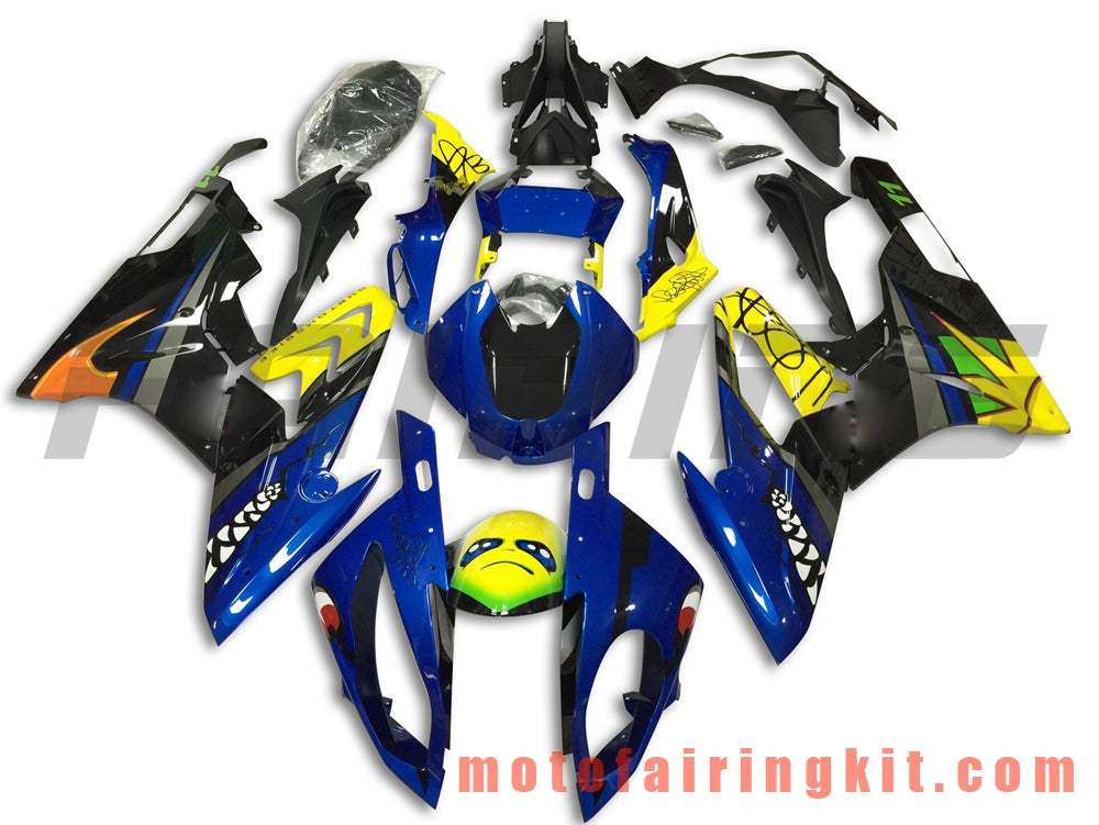 Kits de carenado aptos para S1000RR 2015 2016 S 1000 RR 15 16 Molde de inyección de plástico ABS Carrocería completa para motocicleta Carrocería del mercado de accesorios Marco (azul y amarillo) B020