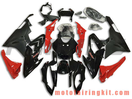 Fairing Kits Fit for S1000RR 2015 2016 S 1000 RR 15 16 Plastic ABS Injection Mold Complete Motorcycle Body Aftermarket Bodywork Frame (Black & Red) B021