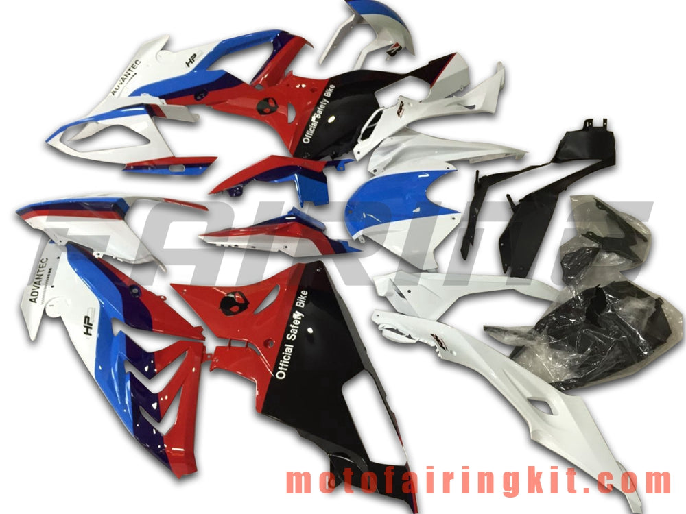 Kits de carenado aptos para S1000RR 2015 2016 S 1000 RR 15 16 Molde de inyección de plástico ABS Carrocería completa para motocicleta Marco de carrocería de posventa (rojo y blanco) B024