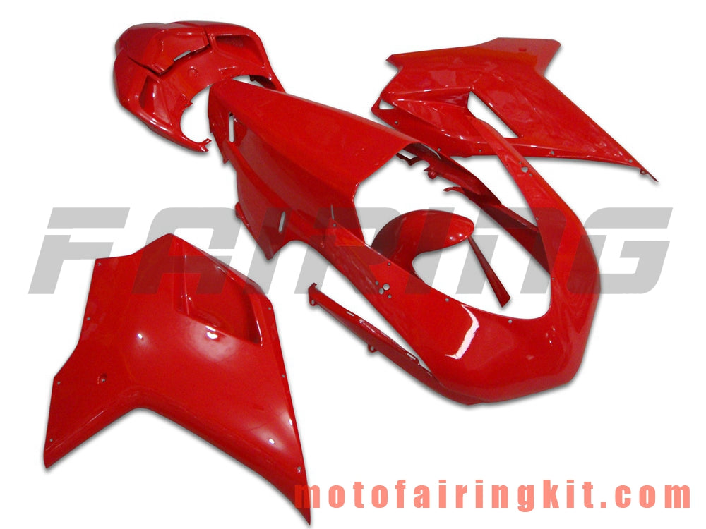 Fairing Kits Fit for 1098 848 1198 2007 2008 2009 2010 2011 2012 Plastic ABS Injection Mold Complete Motorcycle Body Aftermarket Bodywork Frame (Red) B019