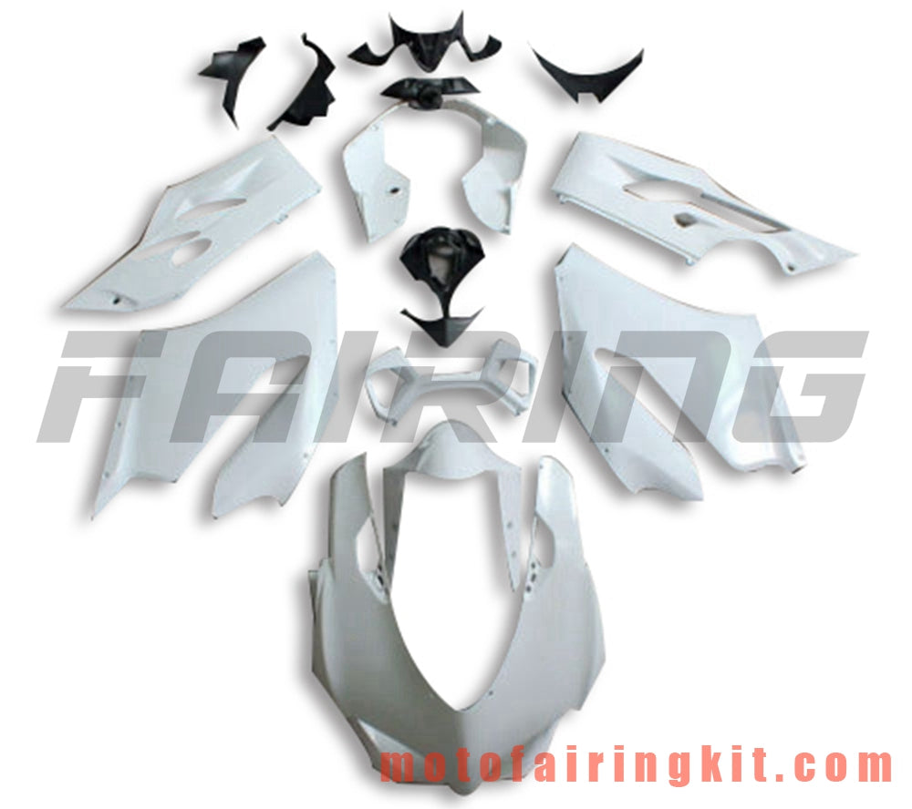 Fairing Kits Fit for 899 1199 2012 2013 12 13 Plastic ABS Injection Mold Complete Motorcycle Body Aftermarket Bodywork Frame (Unpainted) BBB1