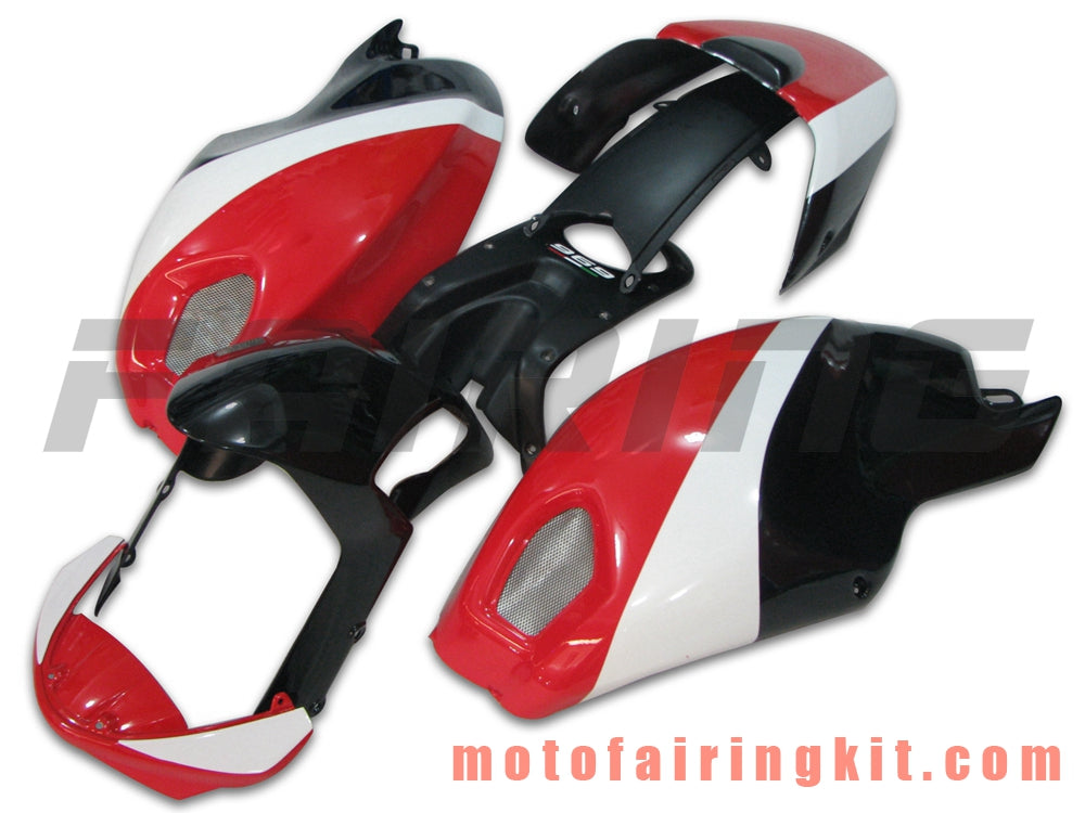 Fairing Kits Fit for 696 796 795 M1000 M1100 2009 2010 2011 2012 09 10 11 12 Plastic ABS Injection Mold Complete Motorcycle Body Aftermarket Bodywork Frame (Red & Black) B007