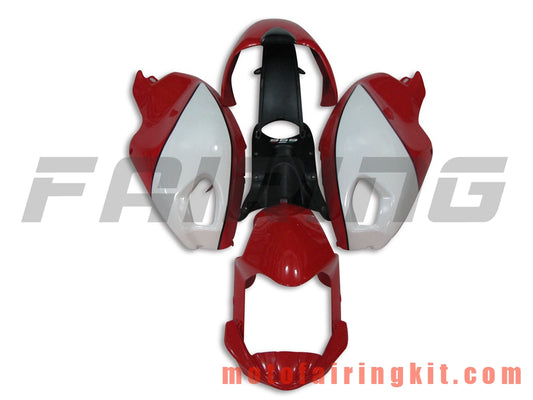 Fairing Kits Fit for 696 796 795 M1000 M1100 2009 2010 2011 2012 09 10 11 12 Plastic ABS Injection Mold Complete Motorcycle Body Aftermarket Bodywork Frame (Red & White) B009