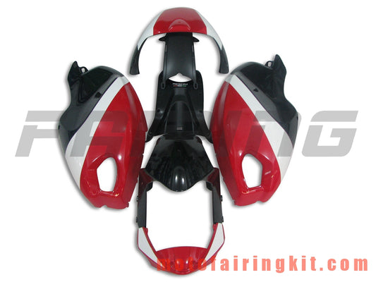 Fairing Kits Fit for 696 796 795 M1000 M1100 2009 2010 2011 2012 09 10 11 12 Plastic ABS Injection Mold Complete Motorcycle Body Aftermarket Bodywork Frame (Red & Black) B017