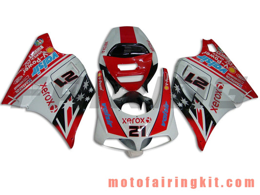 Fairing Kits Fit for 996 748 916 998 Biposto 1996 1997 1998 1999 2000 2001 2002 Plastic ABS Injection Mold Complete Motorcycle Body Aftermarket Bodywork Frame (Red & White) B031