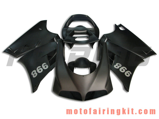 Fairing Kits Fit for 996 748 916 998 Biposto 1996 1997 1998 1999 2000 2001 2002 Plastic ABS Injection Mold Complete Motorcycle Body Aftermarket Bodywork Frame (Black) B033