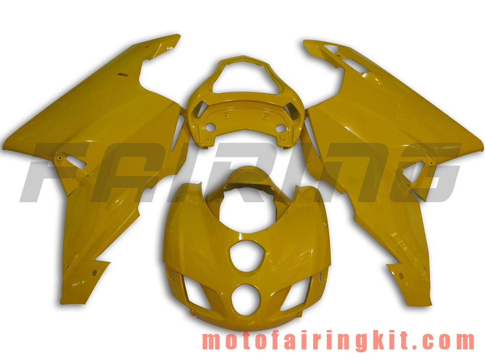 Kits de carenado aptos para 999 749 Monoposto 2003 2004 03 04 Molde de inyección de plástico ABS Carrocería completa para motocicleta Carrocería del mercado de accesorios Marco (amarillo) B001