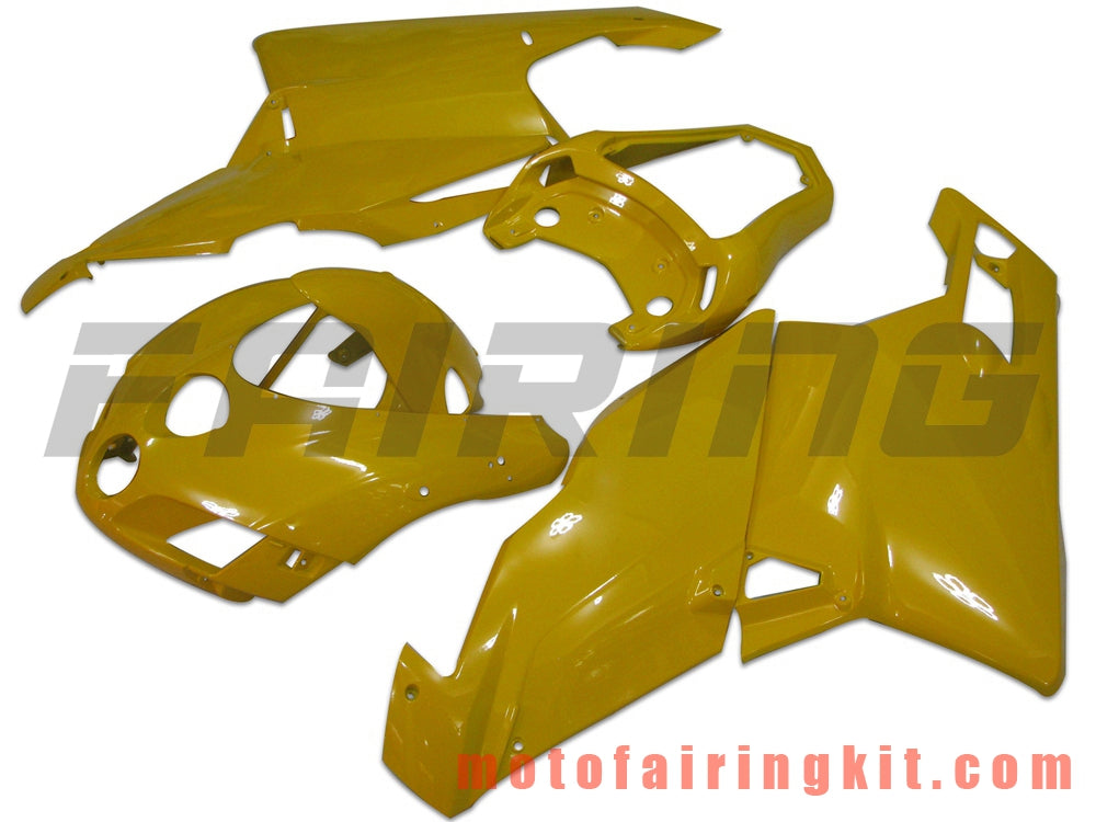 Kits de carenado aptos para 999 749 Monoposto 2003 2004 03 04 Molde de inyección de plástico ABS Carrocería completa para motocicleta Carrocería del mercado de accesorios Marco (amarillo) B001