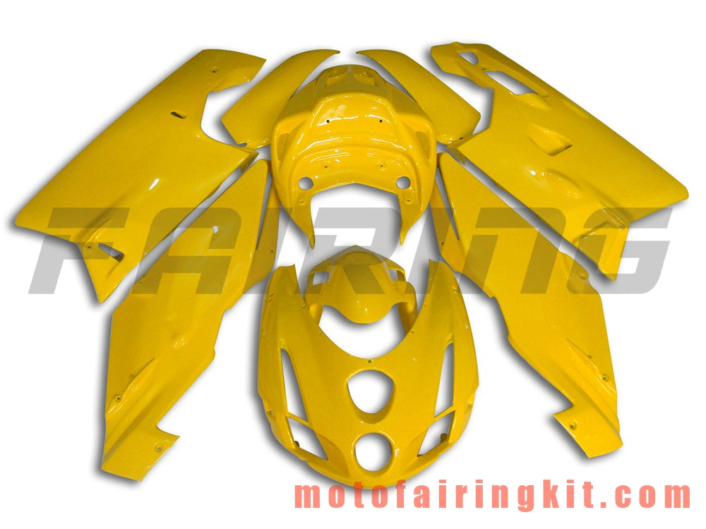 Fairing Kits Fit for 999 749 Monoposto 2003 2004 03 04 Plastic ABS Injection Mold Complete Motorcycle Body Aftermarket Bodywork Frame (Yellow) B006