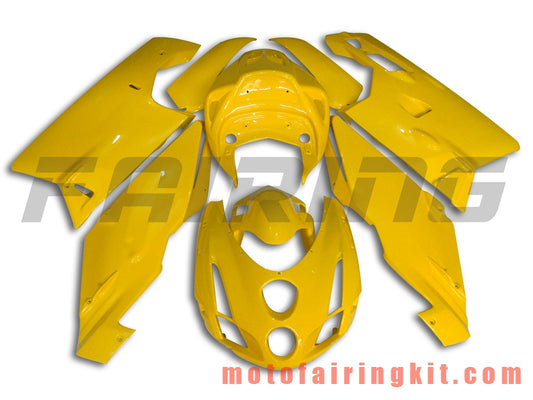 Kits de carenado aptos para 999 749 Monoposto 2003 2004 03 04 Molde de inyección de plástico ABS Carrocería completa para motocicleta Carrocería del mercado de accesorios Marco (amarillo) B006