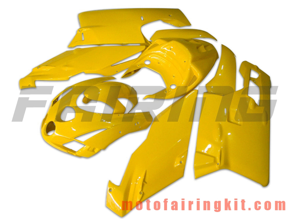 Kits de carenado aptos para 999 749 Monoposto 2003 2004 03 04 Molde de inyección de plástico ABS Carrocería completa para motocicleta Carrocería del mercado de accesorios Marco (amarillo) B006