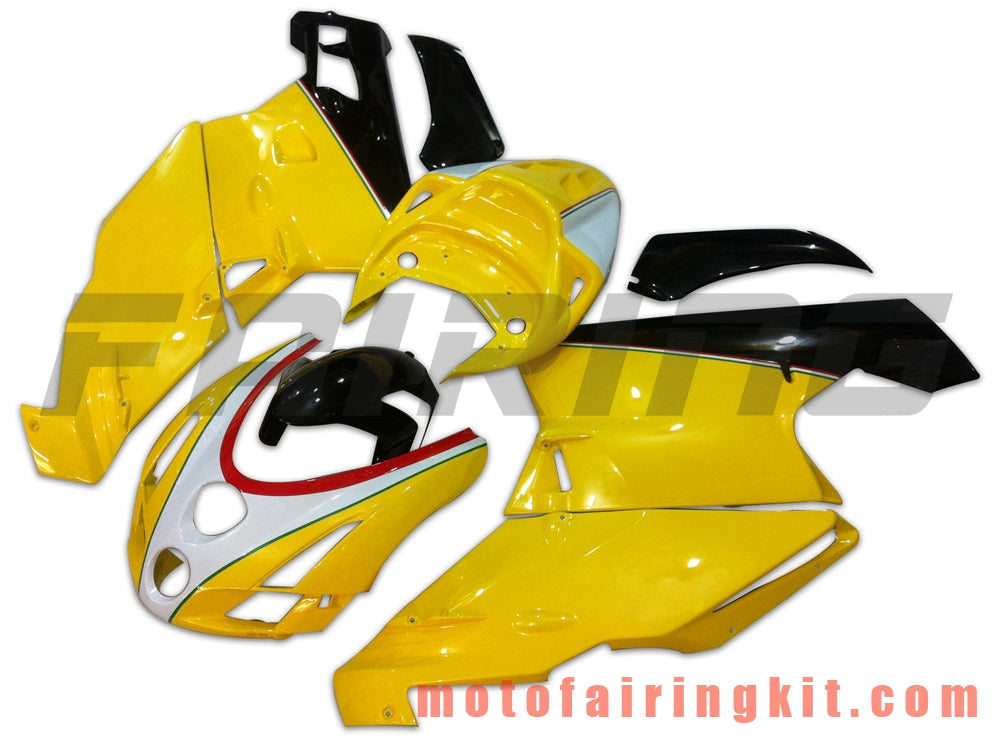 Fairing Kits Fit for 999 749 Monoposto 2003 2004 03 04 Plastic ABS Injection Mold Complete Motorcycle Body Aftermarket Bodywork Frame (Yellow & Black) B013