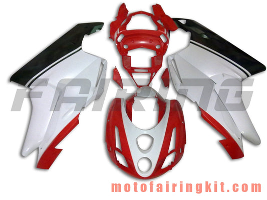 Fairing Kits Fit for 999 749 Monoposto 2003 2004 03 04 Plastic ABS Injection Mold Complete Motorcycle Body Aftermarket Bodywork Frame (Red & White) B018