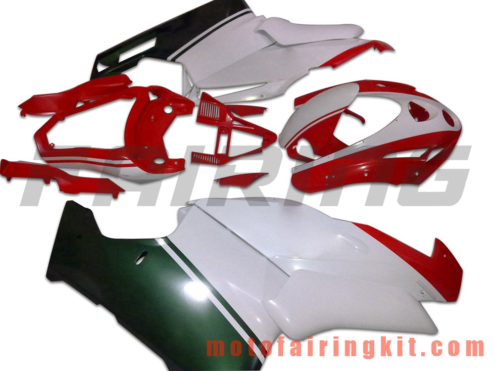 Kits de carenado aptos para 999 749 Monoposto 2003 2004 03 04 Molde de inyección de plástico ABS Carrocería completa para motocicleta Marco de carrocería de posventa (rojo y blanco) B018