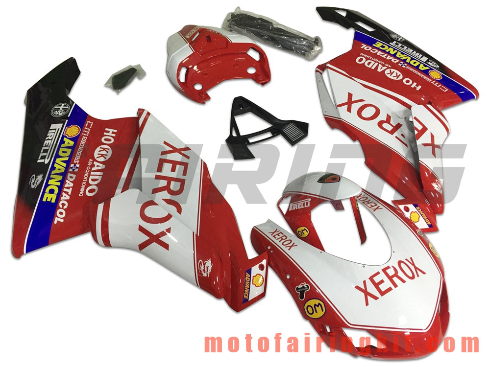 Fairing Kits Fit for 999 749 Monoposto 2003 2004 03 04 Plastic ABS Injection Mold Complete Motorcycle Body Aftermarket Bodywork Frame (Red & White) B024