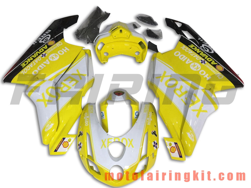 Kits de carenado aptos para 999 749 Monoposto 2003 2004 03 04 Molde de inyección de plástico ABS Carrocería completa para motocicleta Marco de carrocería de posventa (amarillo y negro) B025