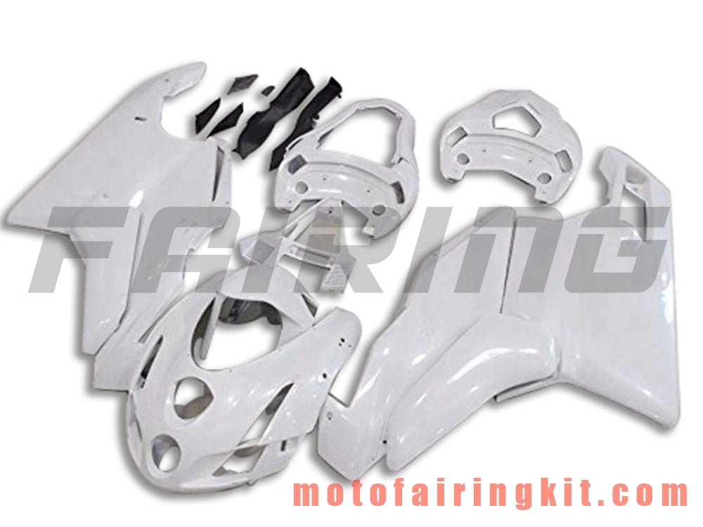 Fairing Kits Fit for 999 749 Monoposto 2003 2004 03 04 Plastic ABS Injection Mold Complete Motorcycle Body Aftermarket Bodywork Frame (White) B029