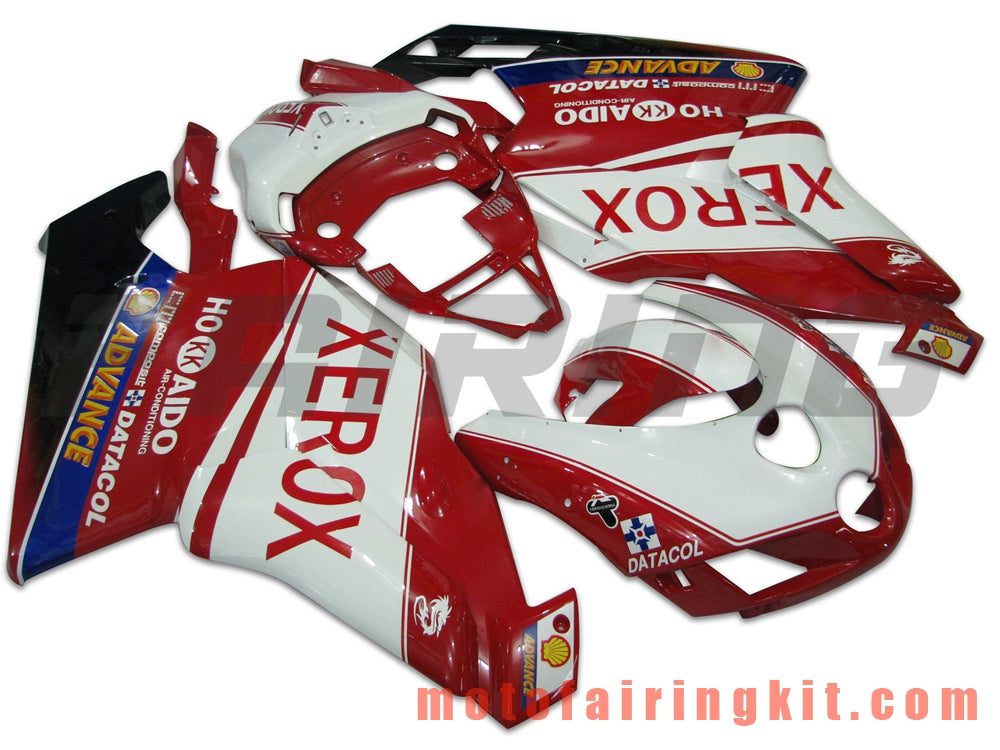 Fairing Kits Fit for 999 749 Monoposto 2005 2006 05 06 Plastic ABS Injection Mold Complete Motorcycle Body Aftermarket Bodywork Frame (Red & White) B001