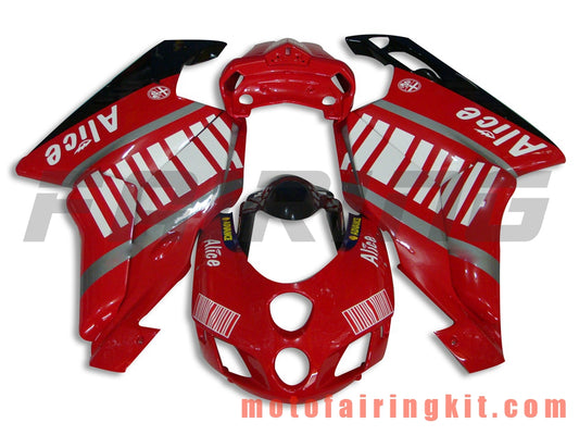 Fairing Kits Fit for 999 749 Monoposto 2005 2006 05 06 Plastic ABS Injection Mold Complete Motorcycle Body Aftermarket Bodywork Frame (Red & Black) B009