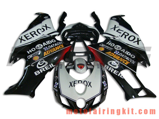 Kits de carenado aptos para 999 749 Monoposto 2005 2006 05 06 Molde de inyección de plástico ABS Carrocería completa para motocicleta Marco de carrocería de posventa (blanco y negro) B012