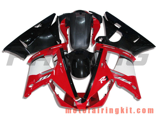 Fairing Kits Fit for YZF-1000 R1 2000 2001 YZF 1000 R1 00 01 Plastic ABS Injection Mold Complete Motorcycle Body Aftermarket Bodywork Frame (Red & Black) B023