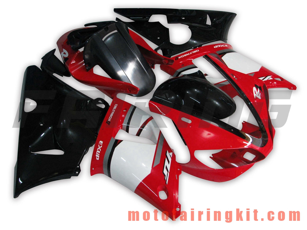 Fairing Kits Fit for YZF-1000 R1 2000 2001 YZF 1000 R1 00 01 Plastic ABS Injection Mold Complete Motorcycle Body Aftermarket Bodywork Frame (Red & Black) B023