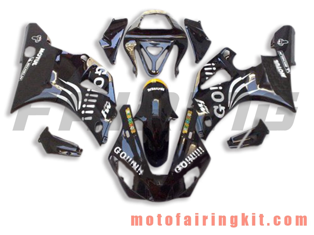 Fairing Kits Fit for YZF-1000 R1 2000 2001 YZF 1000 R1 00 01 Plastic ABS Injection Mold Complete Motorcycle Body Aftermarket Bodywork Frame (Black) B043