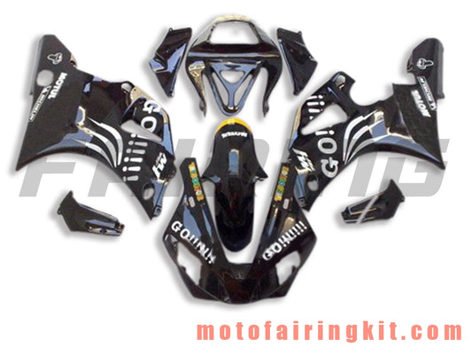 Kits de carenado aptos para YZF-1000 R1 2000 2001 YZF 1000 R1 00 01 Molde de inyección de plástico ABS Carrocería completa para motocicleta Marco de carrocería de posventa (negro) B043