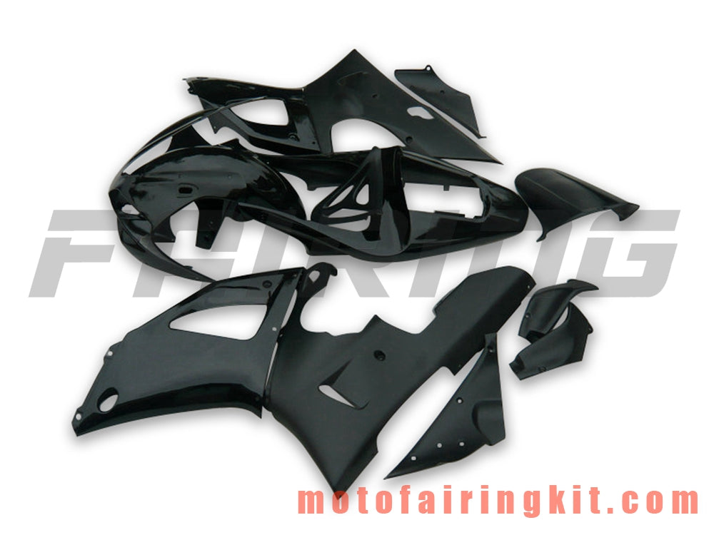 Fairing Kits Fit for YZF-1000 R1 2000 2001 YZF 1000 R1 00 01 Plastic ABS Injection Mold Complete Motorcycle Body Aftermarket Bodywork Frame (Black) B047