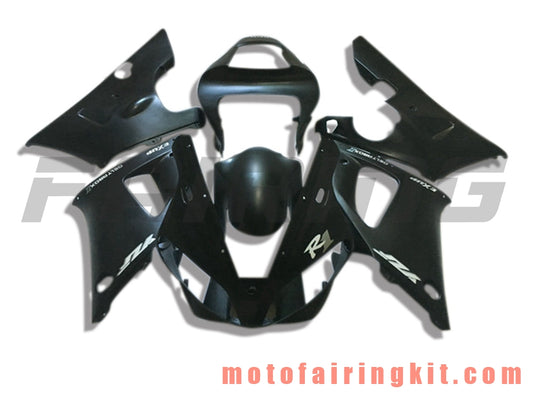 Fairing Kits Fit for YZF-1000 R1 2000 2001 YZF 1000 R1 00 01 Plastic ABS Injection Mold Complete Motorcycle Body Aftermarket Bodywork Frame (Black) B048