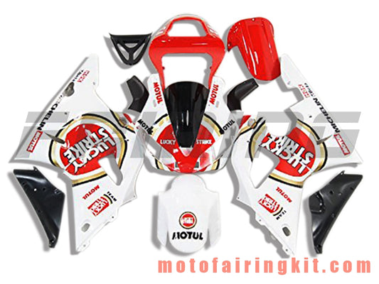 Fairing Kits Fit for YZF-1000 R1 2000 2001 YZF 1000 R1 00 01 Plastic ABS Injection Mold Complete Motorcycle Body Aftermarket Bodywork Frame (White & Red) B049