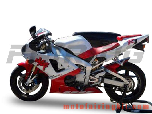 Kits de carenado aptos para YZF-1000 R1 2000 2001 YZF 1000 R1 00 01 Molde de inyección de plástico ABS Carrocería completa para motocicleta Marco de carrocería de posventa (rojo y blanco) B053