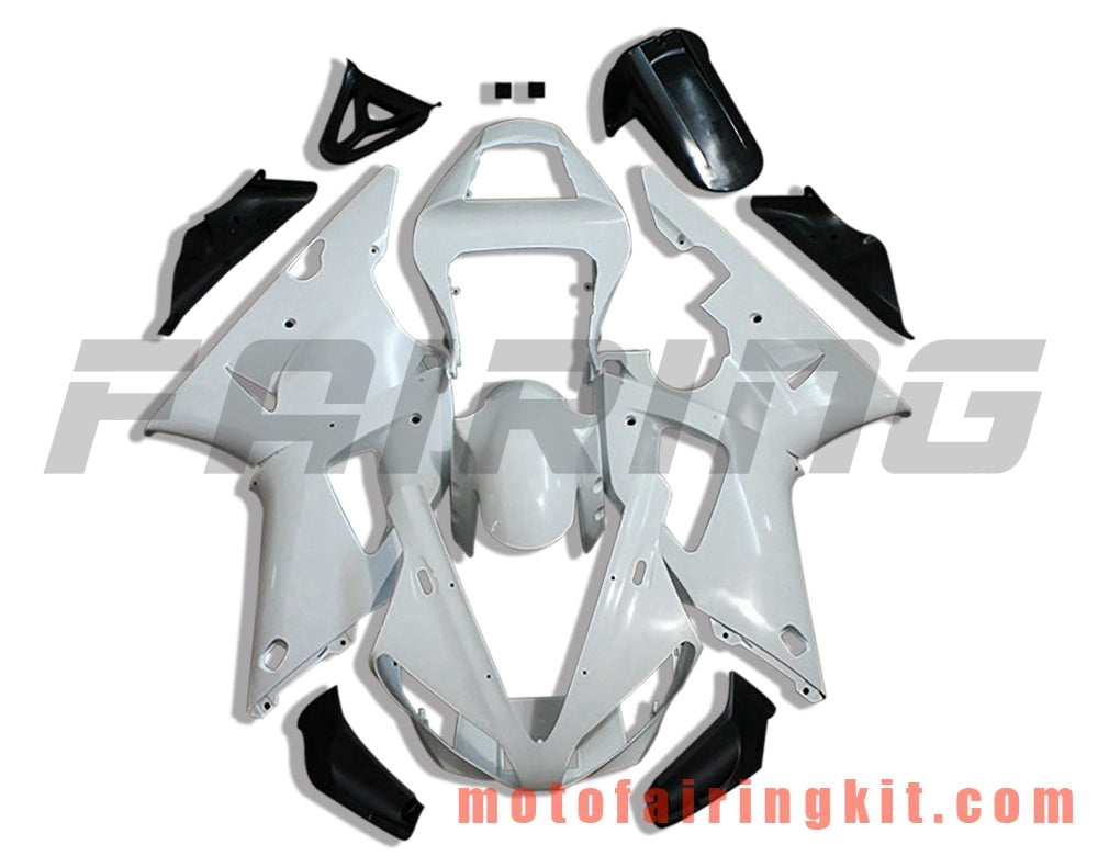 Fairing Kits Fit for YZF-1000 R1 2000 2001 YZF 1000 R1 00 01 Plastic ABS Injection Mold Complete Motorcycle Body Aftermarket Bodywork Frame (Unpainted) BBB1