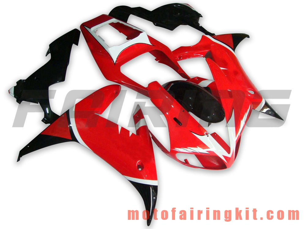 Fairing Kits Fit for YZF-1000 R1 2002 2003 YZF 1000 R1 02 03 Plastic ABS Injection Mold Complete Motorcycle Body Aftermarket Bodywork Frame (Red & Black) B004