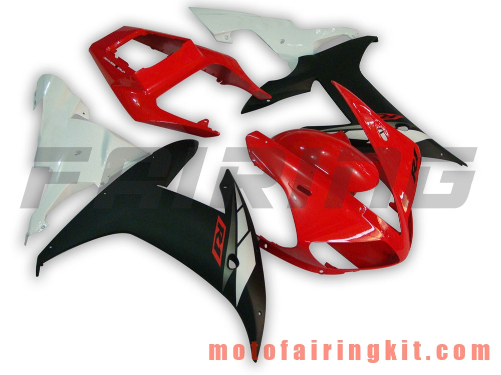 Fairing Kits Fit for YZF-1000 R1 2002 2003 YZF 1000 R1 02 03 Plastic ABS Injection Mold Complete Motorcycle Body Aftermarket Bodywork Frame (Red & White) B009